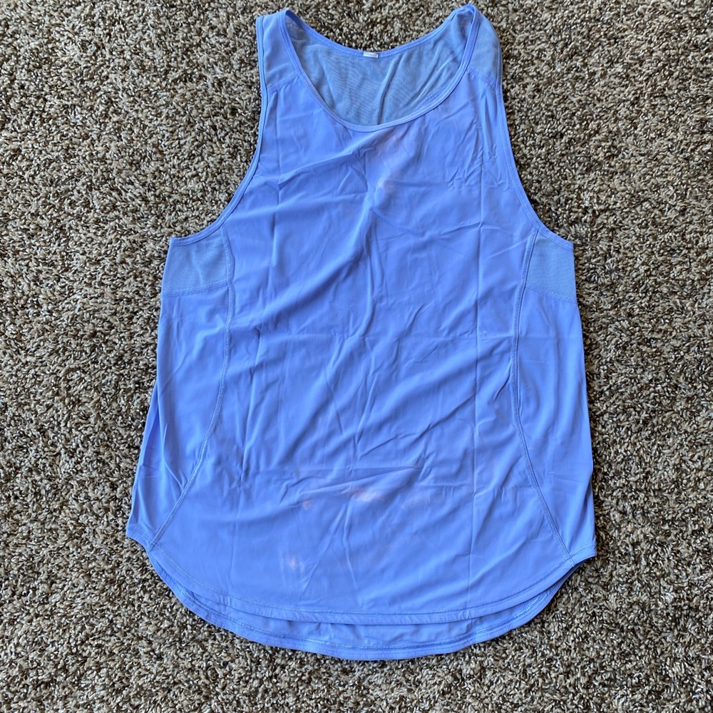 Lululemon Sculpt Tank Periwinkle FLAWED